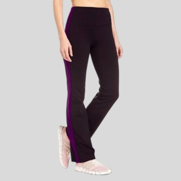 Vintage Y2K Stripe Bootcut Workout Pants - Picture 2 of 13